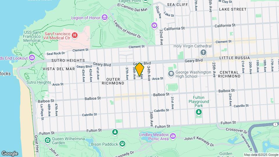 4400 Anza St Mapa y Detalles de la Ubicación