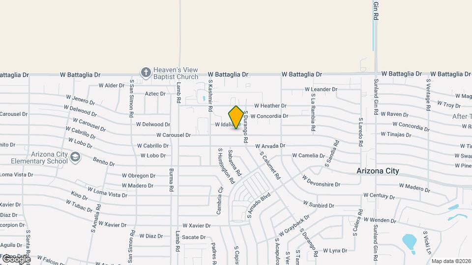 10758 W Carousel Dr, Unit B Mapa y Detalles de la Ubicación