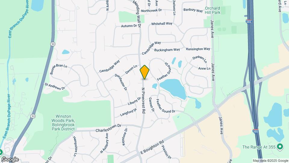 714 N Pinecrest Rd Map and Location Details
