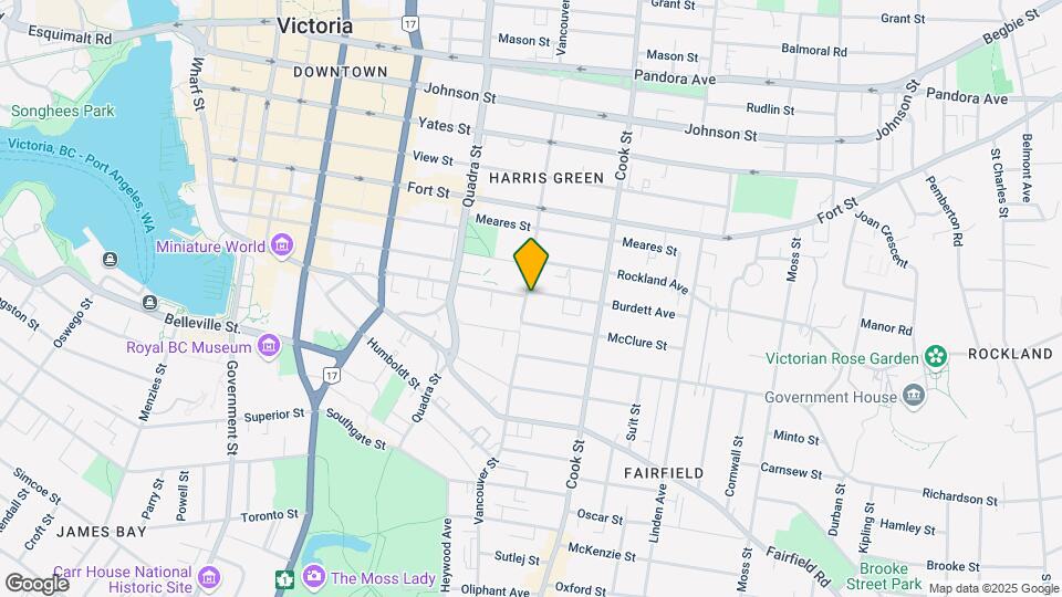 855 Vancouver St Map and Location Details