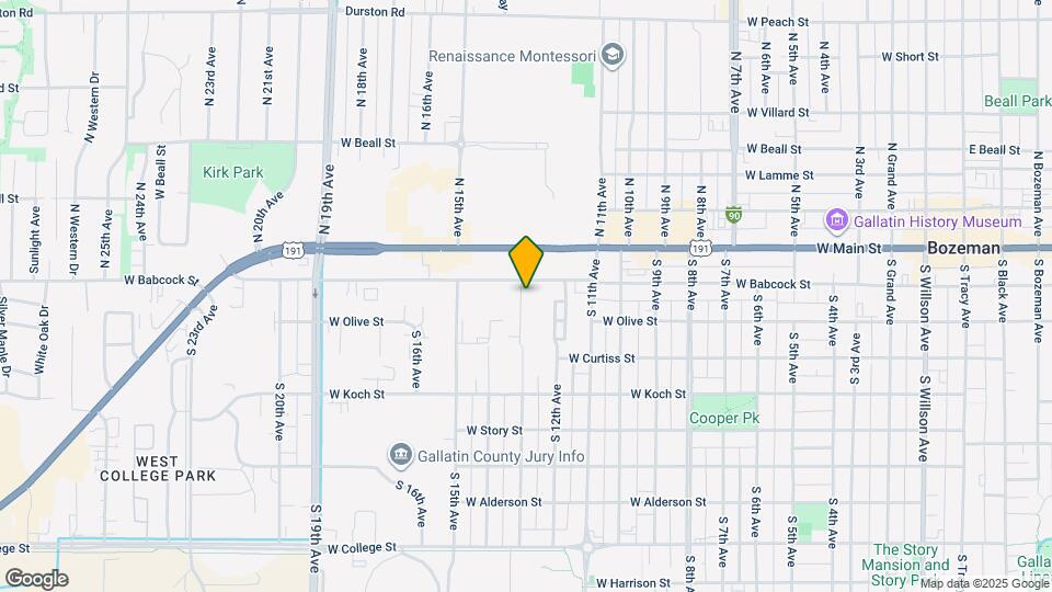 1232 W Babcock St Map and Location Details