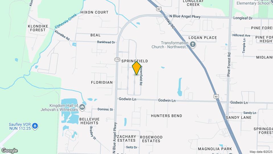 4045 Glenway Dr Map and Location Details