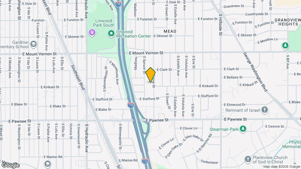 2225 S Grove St Map and Location Details