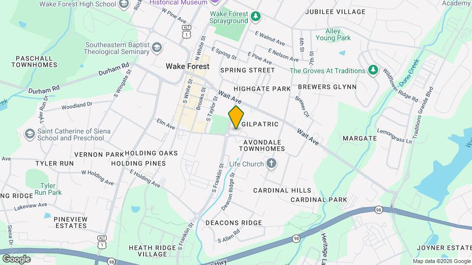 505 Elm Ave Map and Location Details