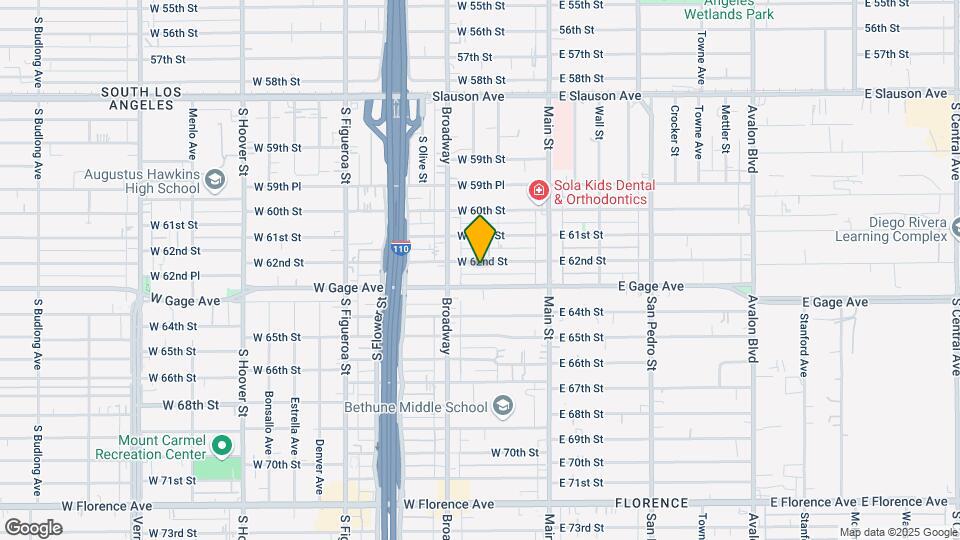 222 W 62nd St Map and Location Details