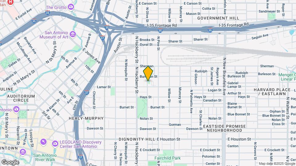 1018 N Olive St Mapa y Detalles de la Ubicación