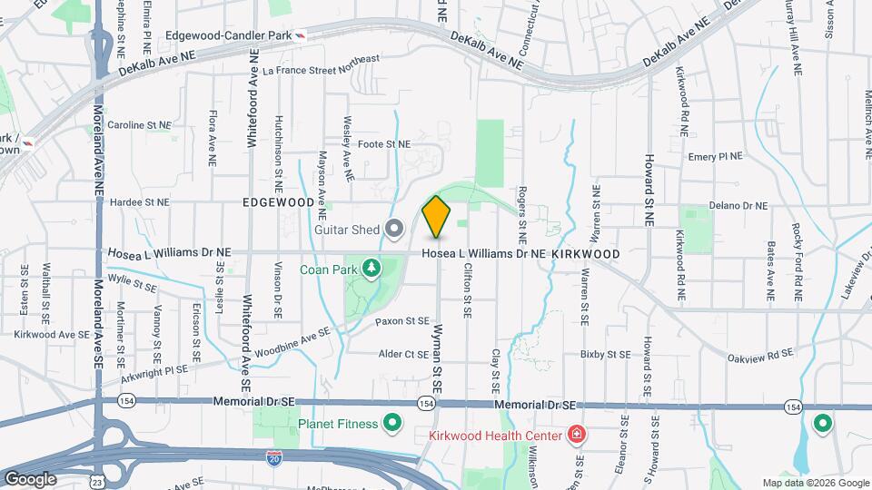 1656 Hosea L Williams Dr SE Map and Location Details