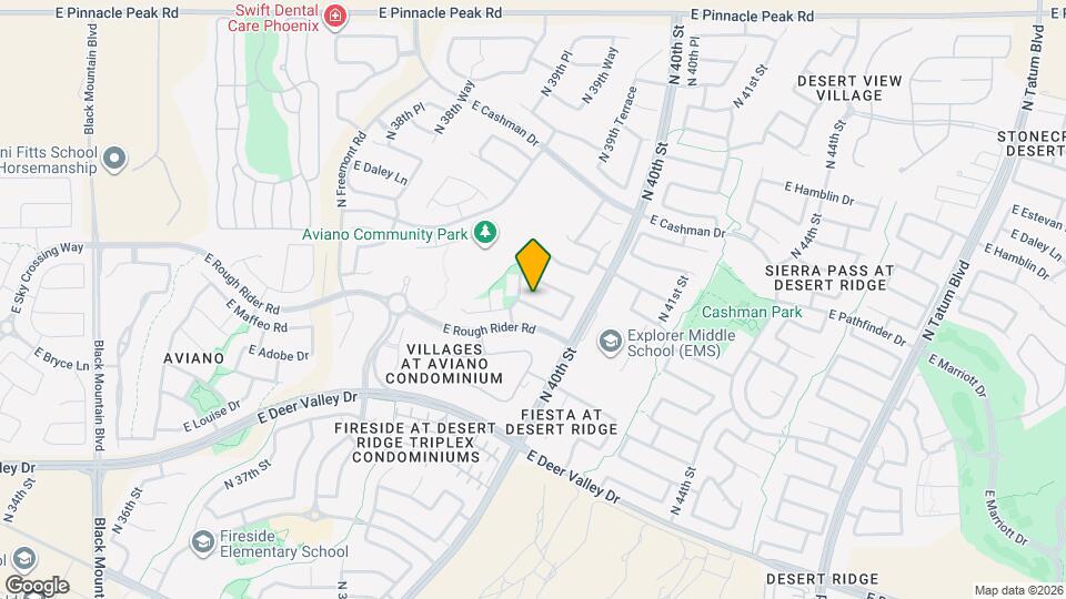 3966 E Crest Ln Mapa y Detalles de la Ubicación