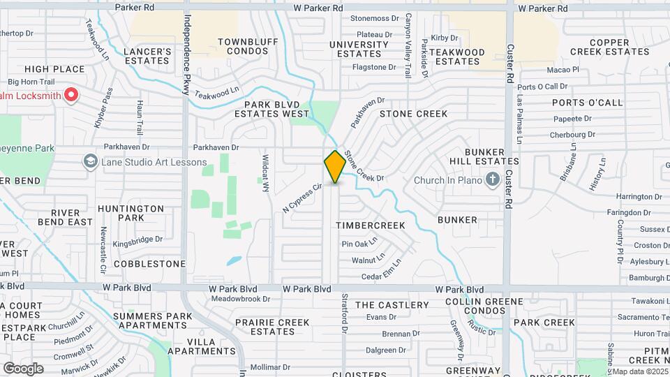 2421 Maple Leaf Dr Map and Location Details