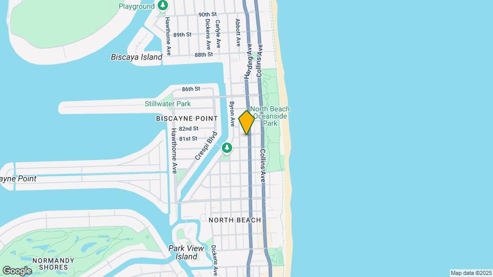 8132 Harding Ave Mapa y Detalles de la Ubicación