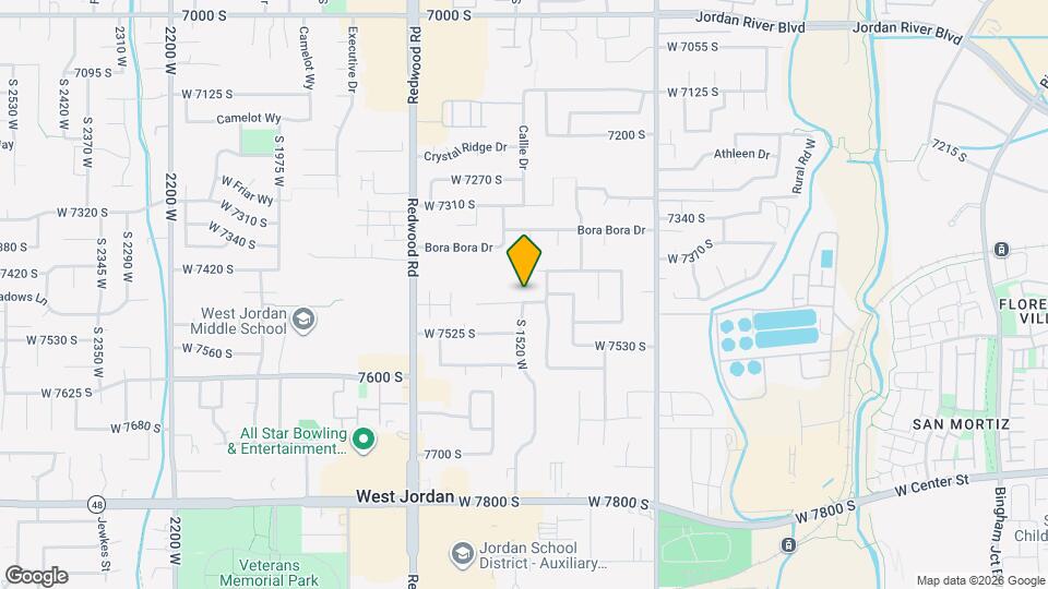 1516 W 7470 S Map and Location Details