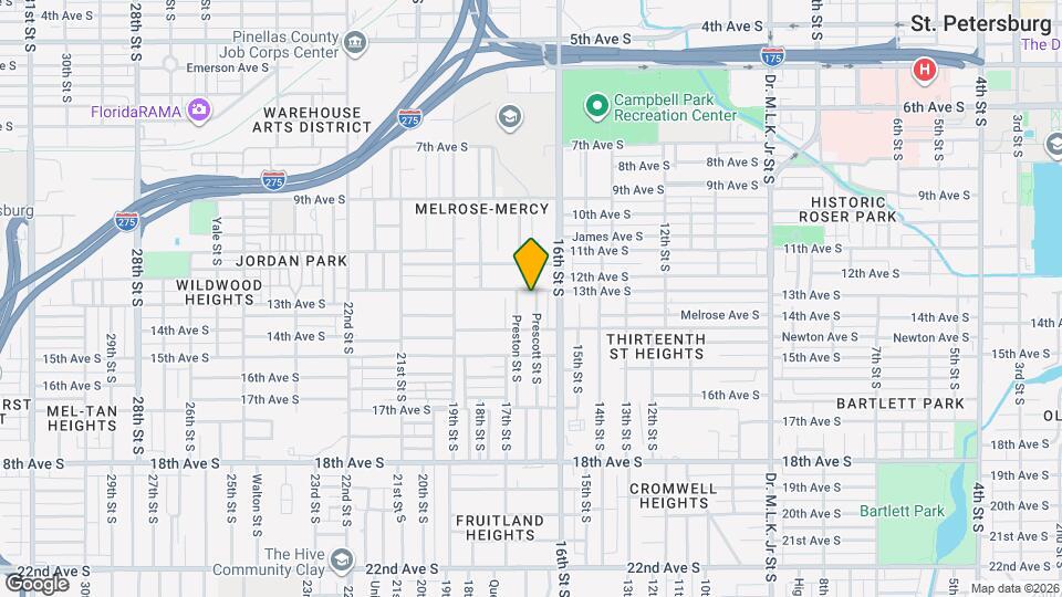 1311 Prescott St S Map and Location Details