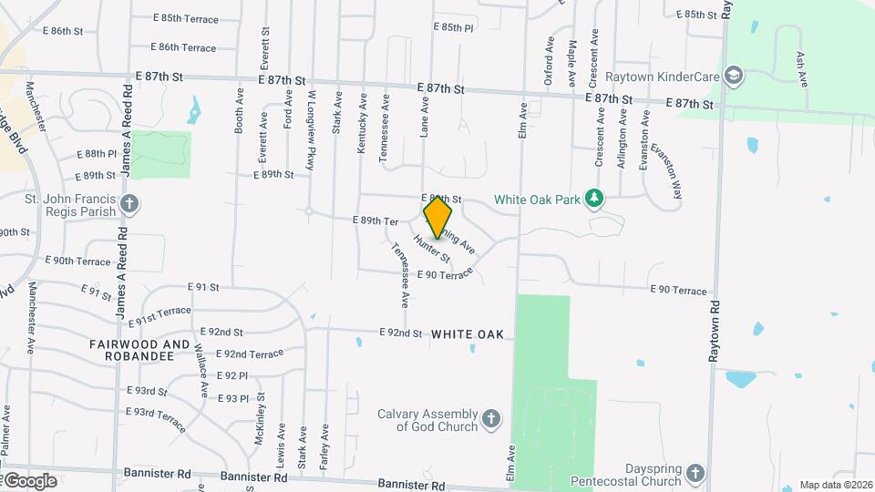 9005 Hunter St Map and Location Details