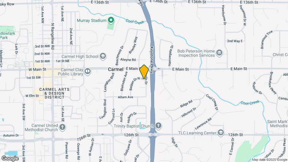 105 Belden Dr Map and Location Details