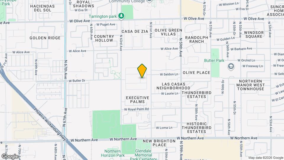 8457 N 61st Ln Map and Location Details