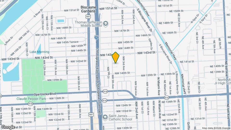 14115 NW 5th Ave Map and Location Details