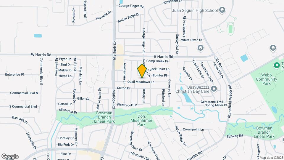 225 Quail Meadows Ln Map and Location Details