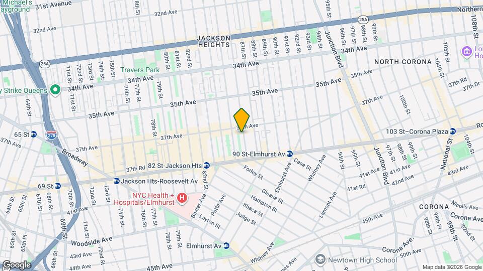 3714 86th St Map and Location Details