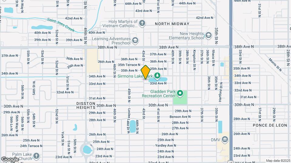 3301 43rd St Map and Location Details