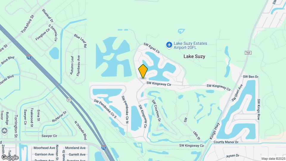 12538 SW Kingsway Cir Map and Location Details