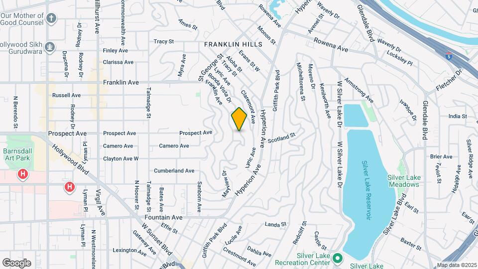 2247 Ronda Vista Dr Map and Location Details