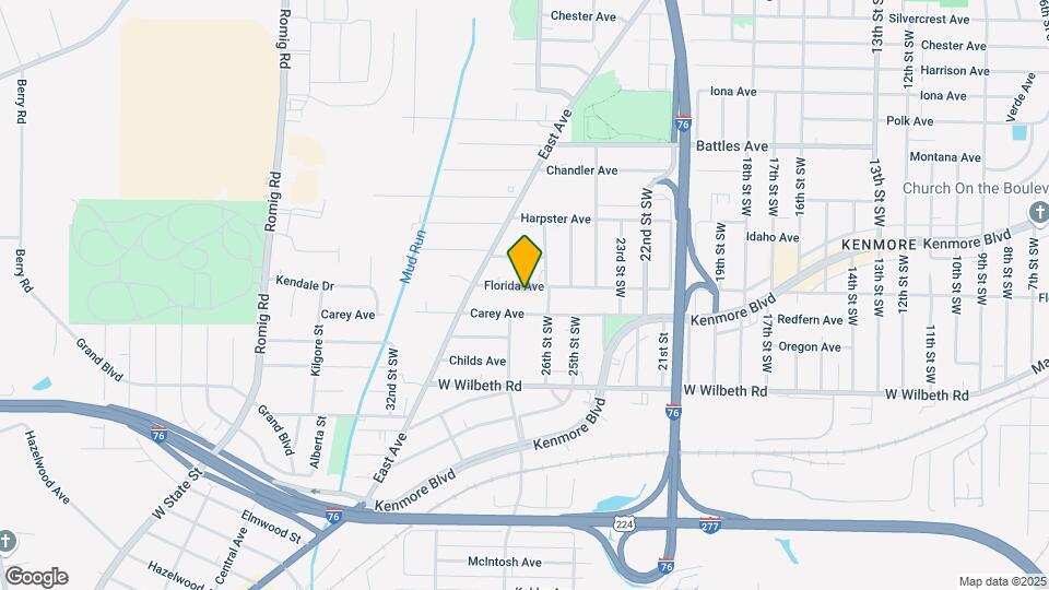 1224 Florida Ave, Unit Apt a 1224 Map and Location Details
