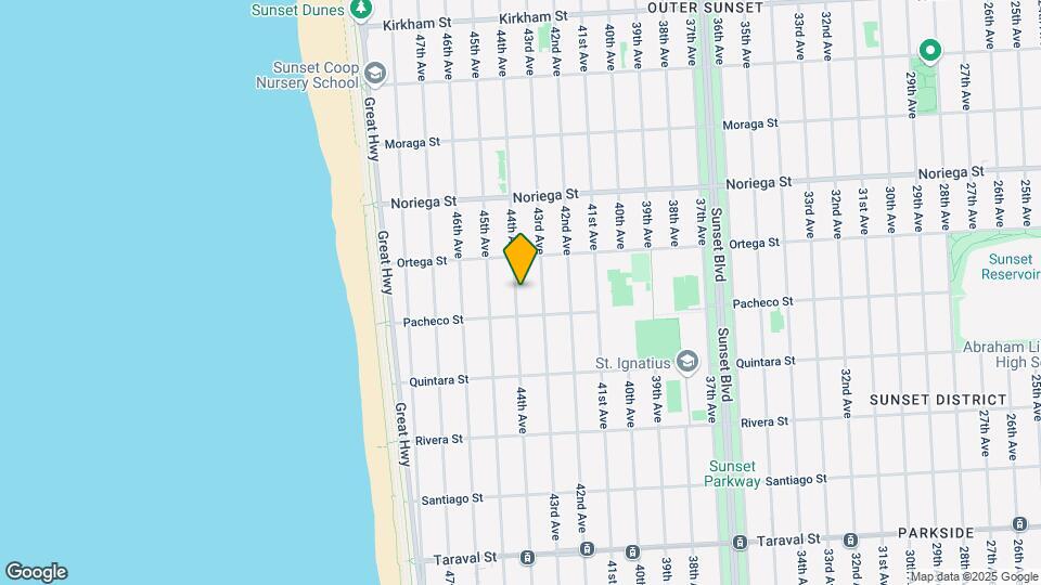 1958 44th Ave, Unit 44thXOrtega Mapa y Detalles de la Ubicación