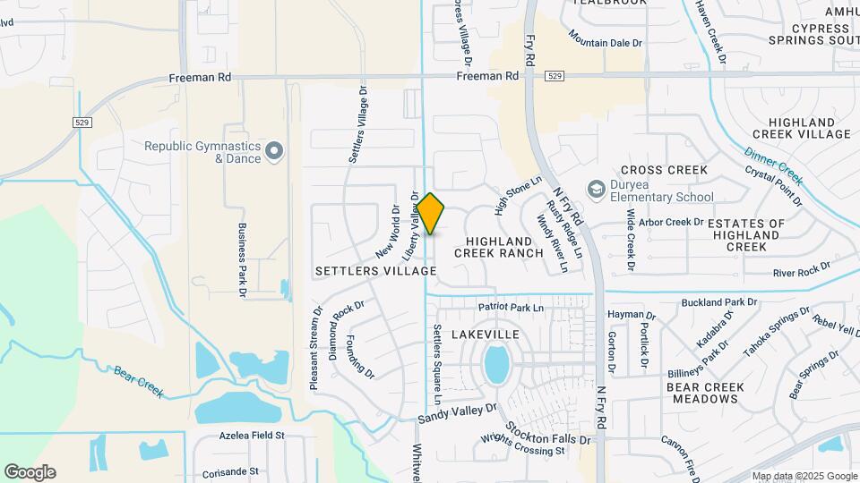 6639 Stonecross Creek Ln Map and Location Details