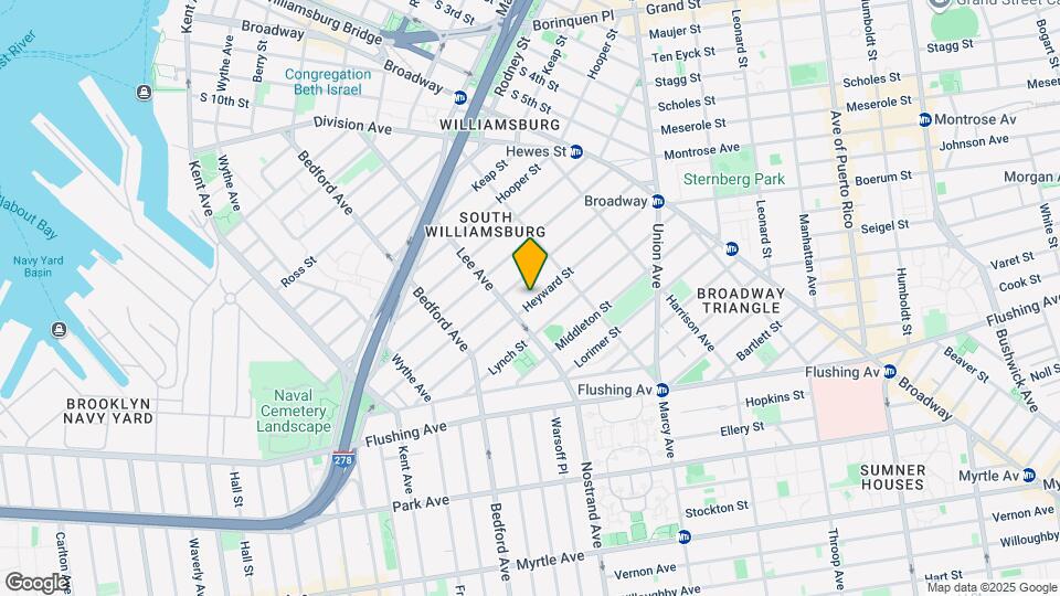 153 Heyward St Map and Location Details