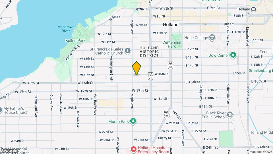 150 W 15th St Map and Location Details