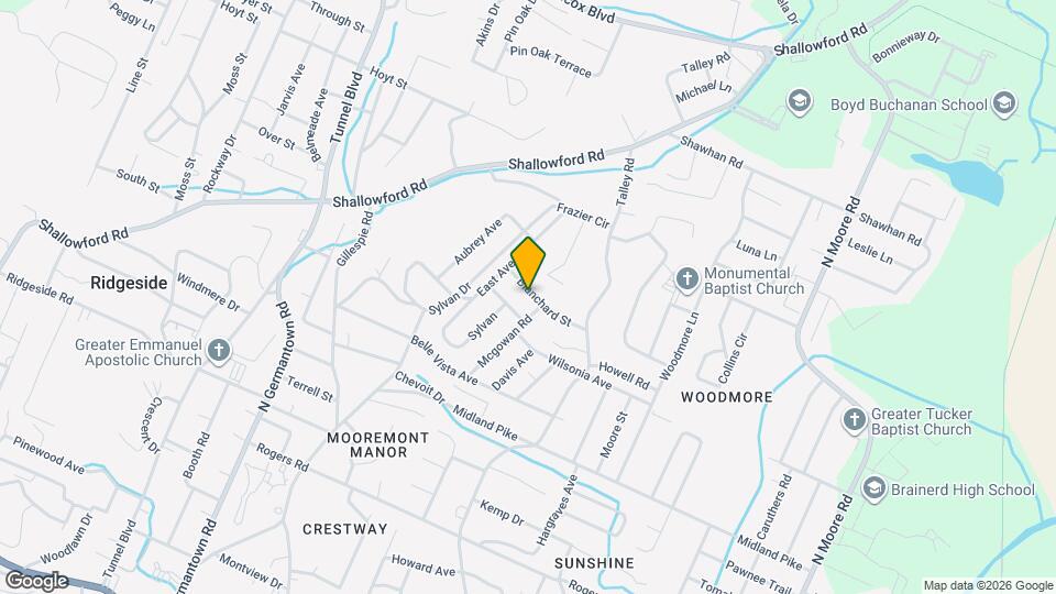 3916 Blanchard St Map and Location Details