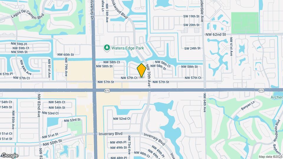 7014 NW 57th Ct Map and Location Details