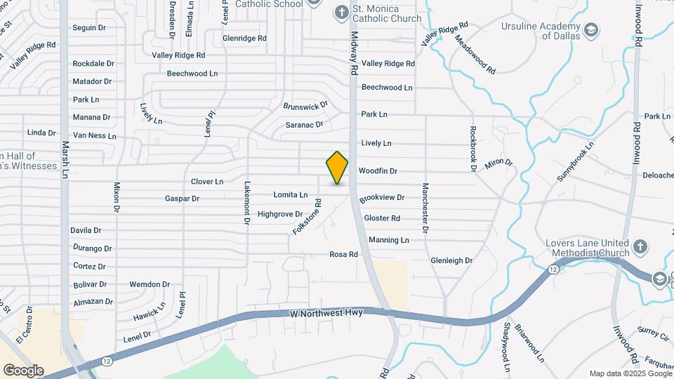 4167 Lomita Ln Map and Location Details