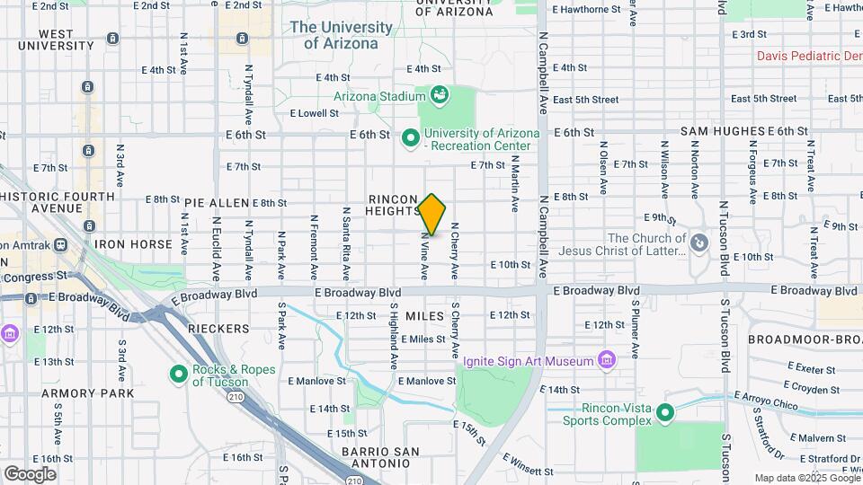 University Arms Apartments Map and Location Details