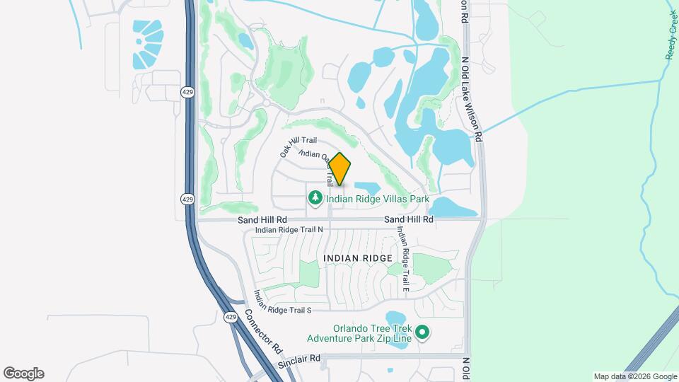 1512 Oak Hill Trail Map and Location Details