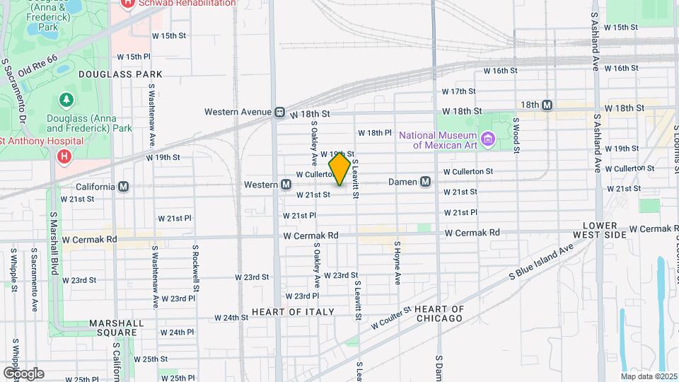 2222 W 21st St Map and Location Details