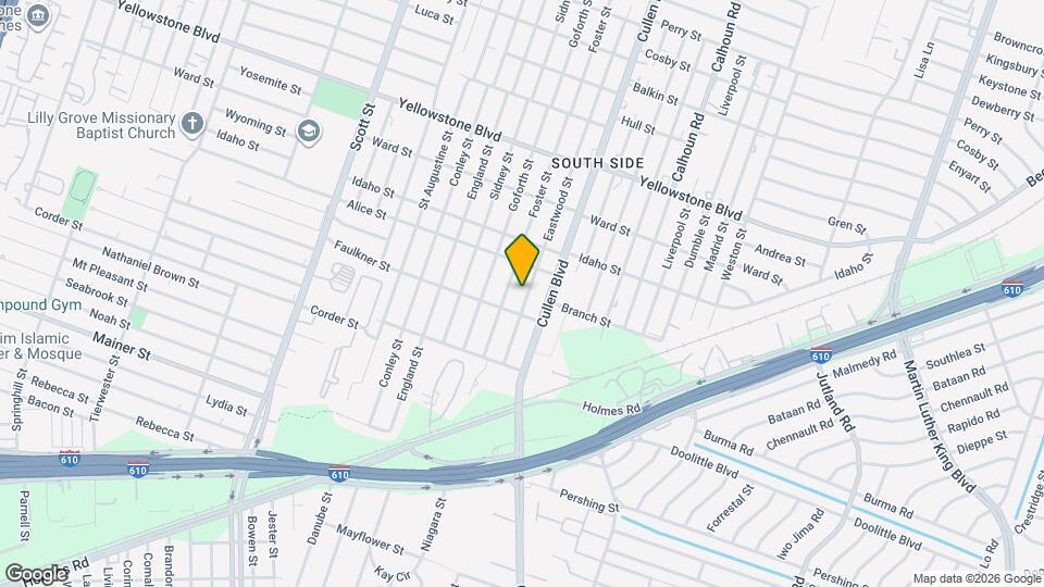 7024 Eastwood St Map and Location Details