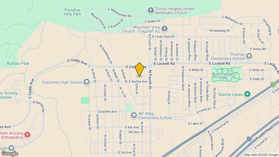 2908 N Ellen St Map and Location Details