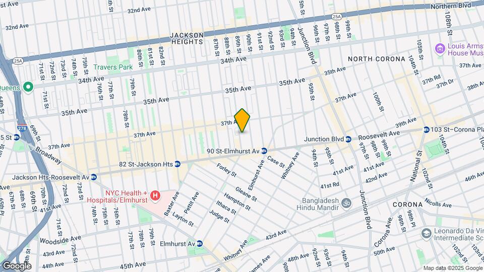 37-37 88th Street Map and Location Details