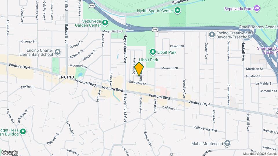 4919 Noeline Ave Map and Location Details