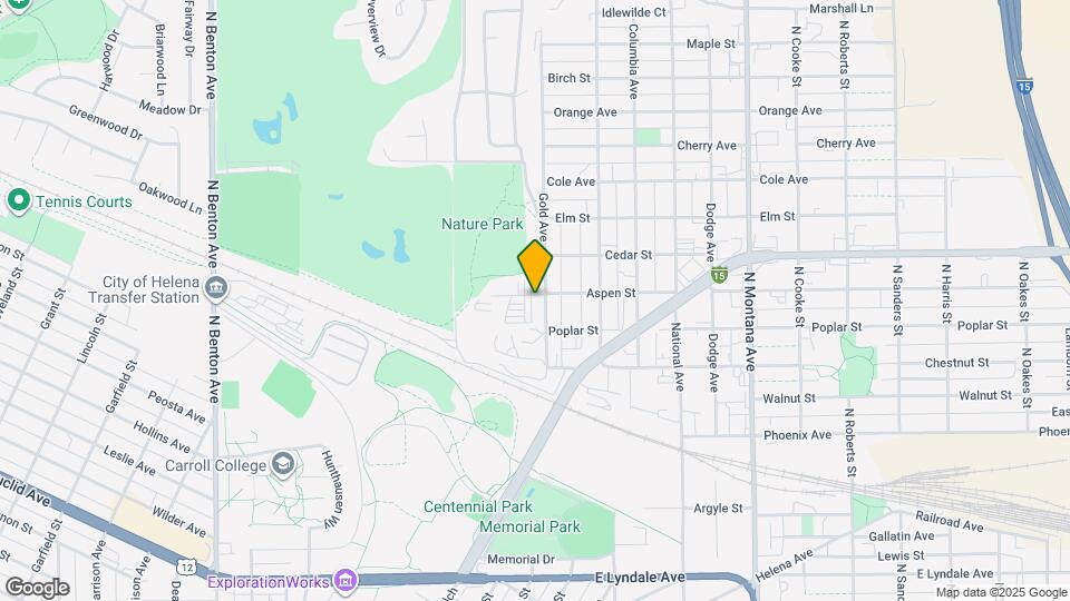 2070 Gold Ave Map and Location Details