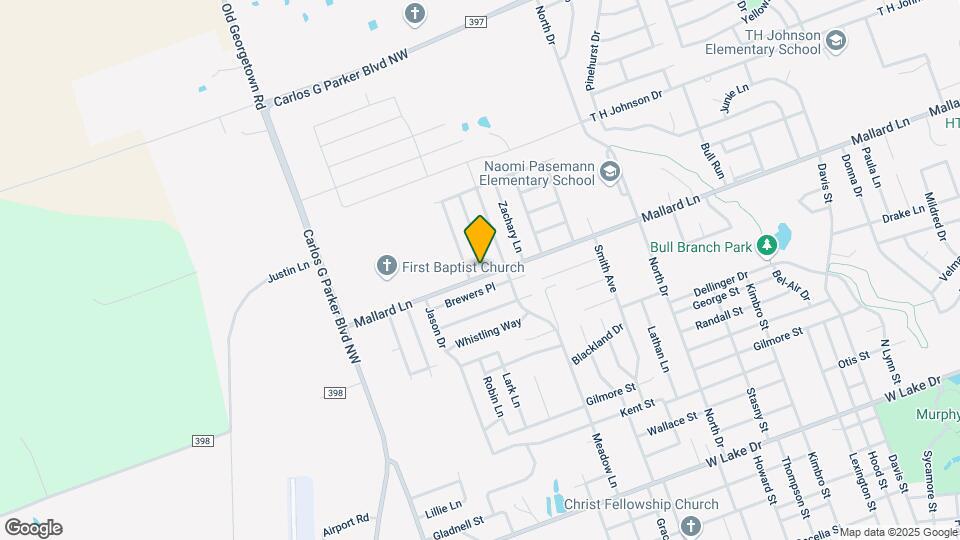 2801 Don Hill Ln Mapa y Detalles de la Ubicación