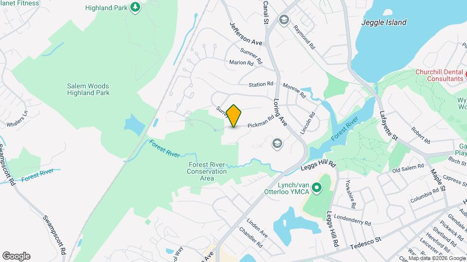 33 Pickman Rd Map and Location Details