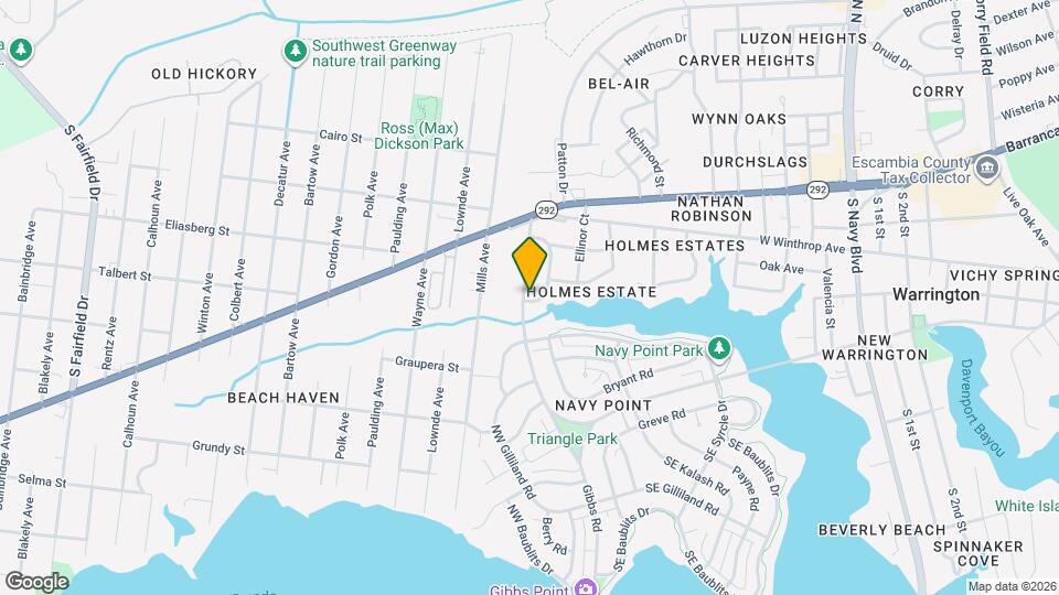 604 W Sunset Ave Map and Location Details