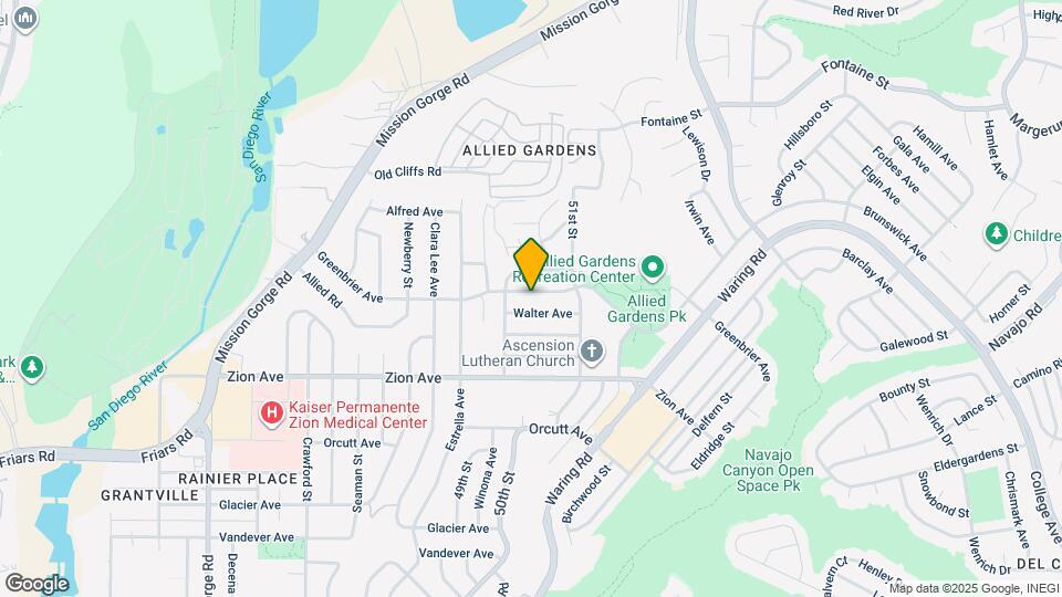 4951 Greenbrier Ave Map and Location Details