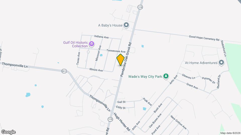 9101 Pembroke Oak Grove Rd Map and Location Details