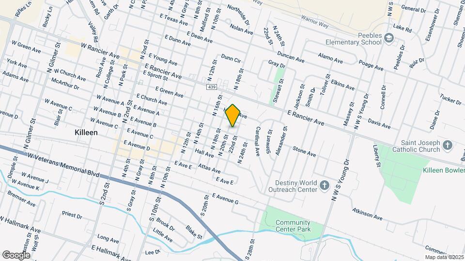 1015 Parmer Ave Map and Location Details