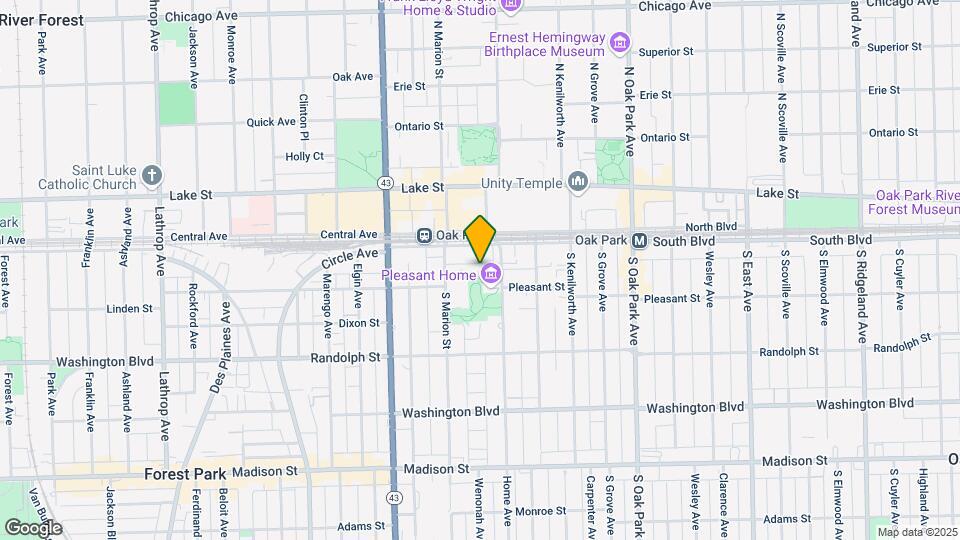 1018 Pleasant St Map and Location Details