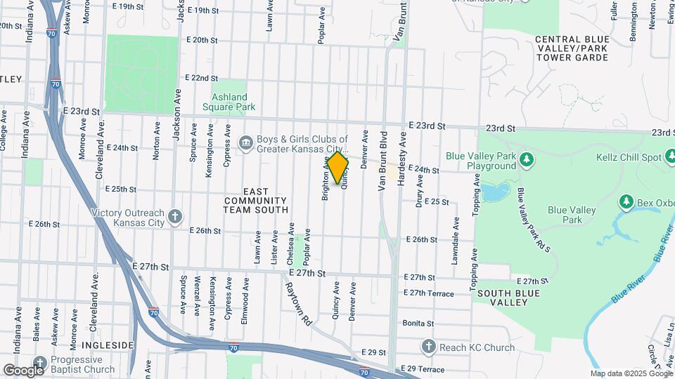 2446 Quincy St Map and Location Details