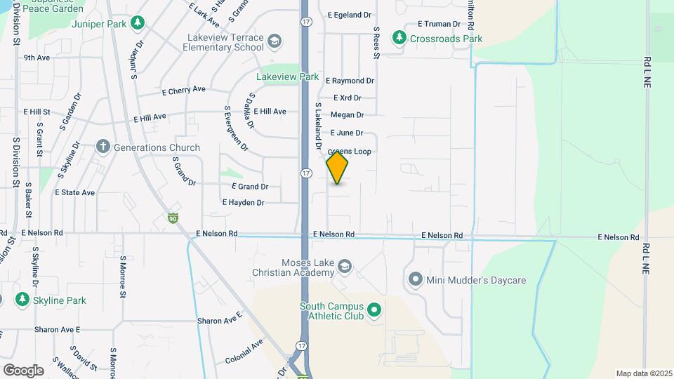 1346 E Sandpiper Cir Map and Location Details